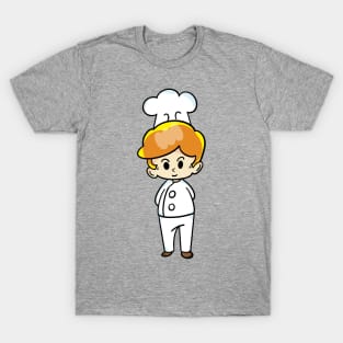 chef cartoon character  drawing design T-Shirt